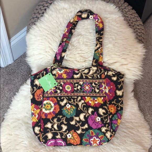 Vera Bradley Bags Nwt Vera Bradley Holiday Tote Suzani Poshmark